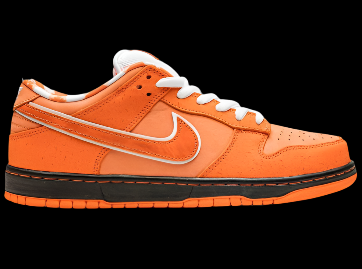 Nike x Concepts SB Dunk Low “Orange Lobster” Sneakers