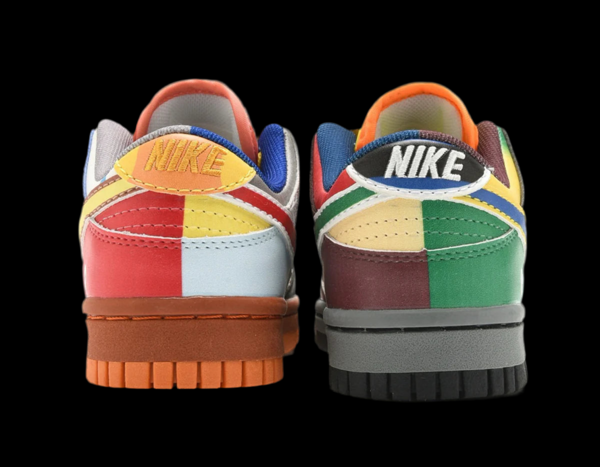 Custom Nike Dunk Low Sneakers – Premium Leather with Mario Kart Graphics